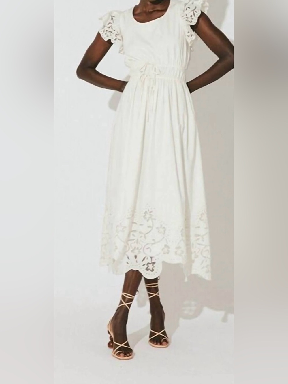 Cleobella Allegra Midi Dress | Size Small | NWT | Ivory